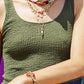 Mother-of-pearl heishi necklace - FRIDA