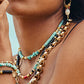 Amazonite heishi necklace - EVE