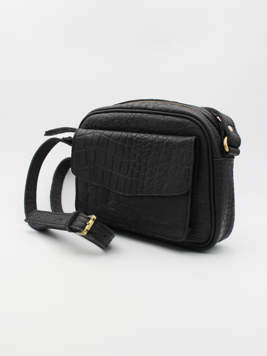 Small leather clutch bag - AMAIA