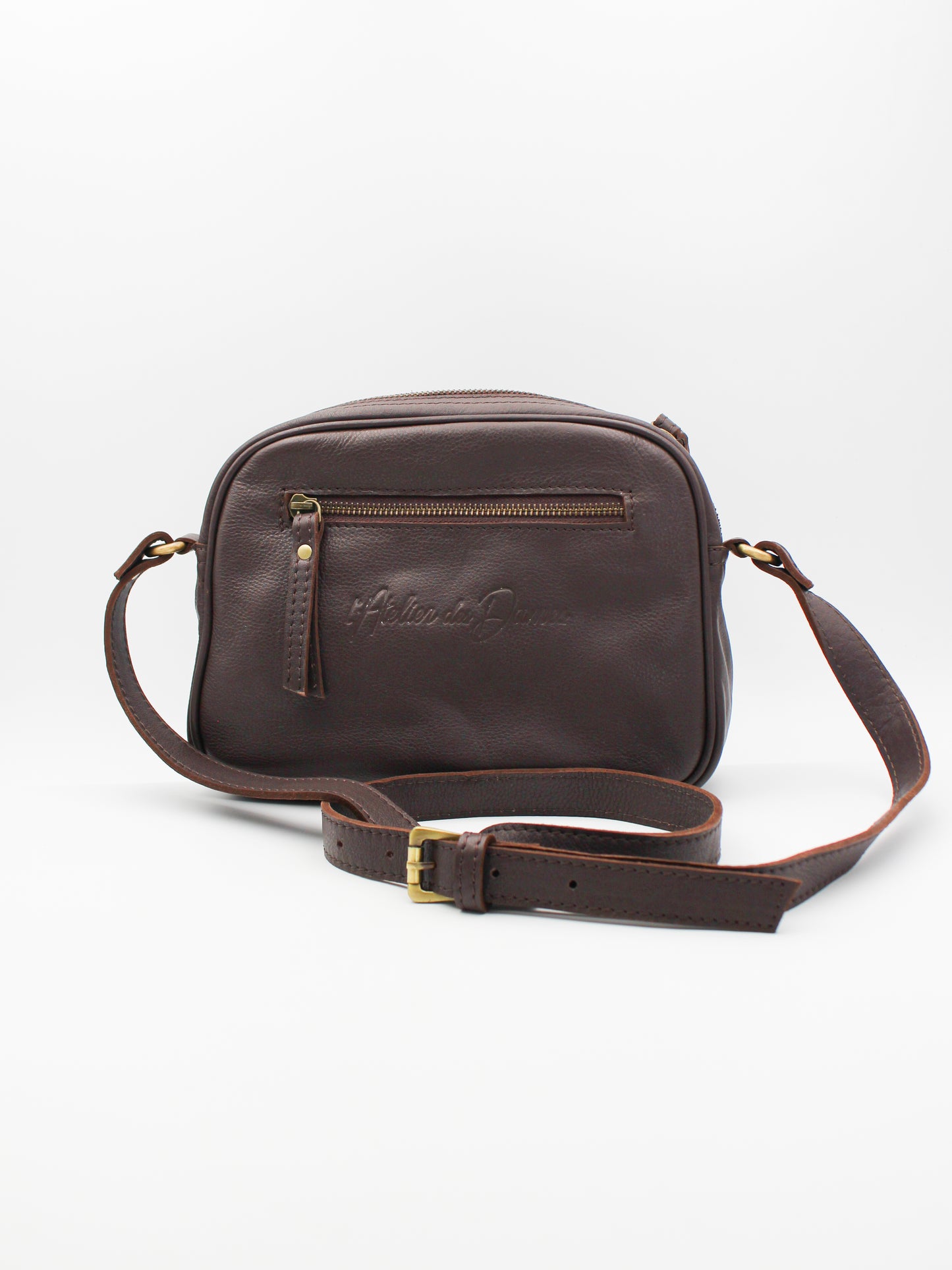 Small leather clutch bag - AMAIA