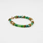 Bracelet heishi - gamme FLORA - pierres naturelles : chrysoprase, amazonite, nacre - nouvelle collection 23FW - l’Atelier des Dames