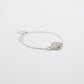Bracelet pierre - gamme LOUISE - argent 925 - pierre naturelle : pierre de lune - nouvelle collection 23FW - l’Atelier des Dames