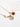 Collier Astro Taureau - L'Atelier des Dames -  Chaîne fine - Médaillon gravé en signe astro -  Carnelian et Quartz fraise - Plaqué Or - Zoom