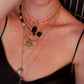 Accumulation de colliers en onyx noir, jaspe dalmatien BILLIE - L'Atelier des Dames