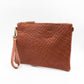 Large leather clutch - MADISON