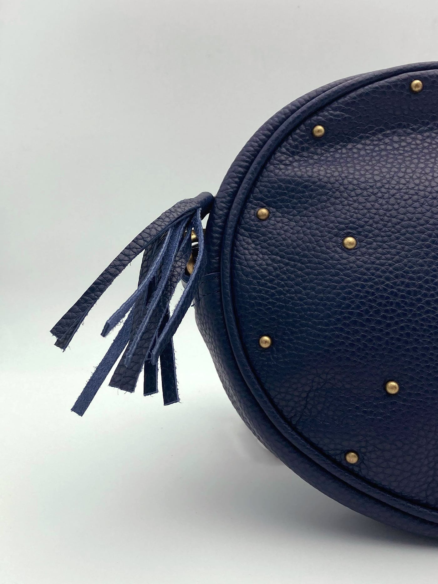 Sac rond 2025 bleu marine