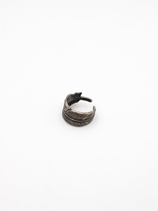 Feather ring - Silver