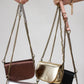 Mini sac bronze en cuir recyclé - JOE